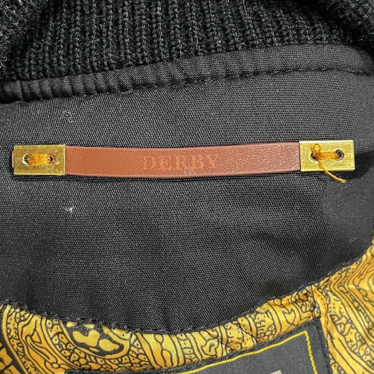 【新品未使用品】ダービーオブサンフランシスコ ブラック×ゴールド L 新品未使用 ダービーオブサンフランシスコ310 BLACK GOLD フーディ