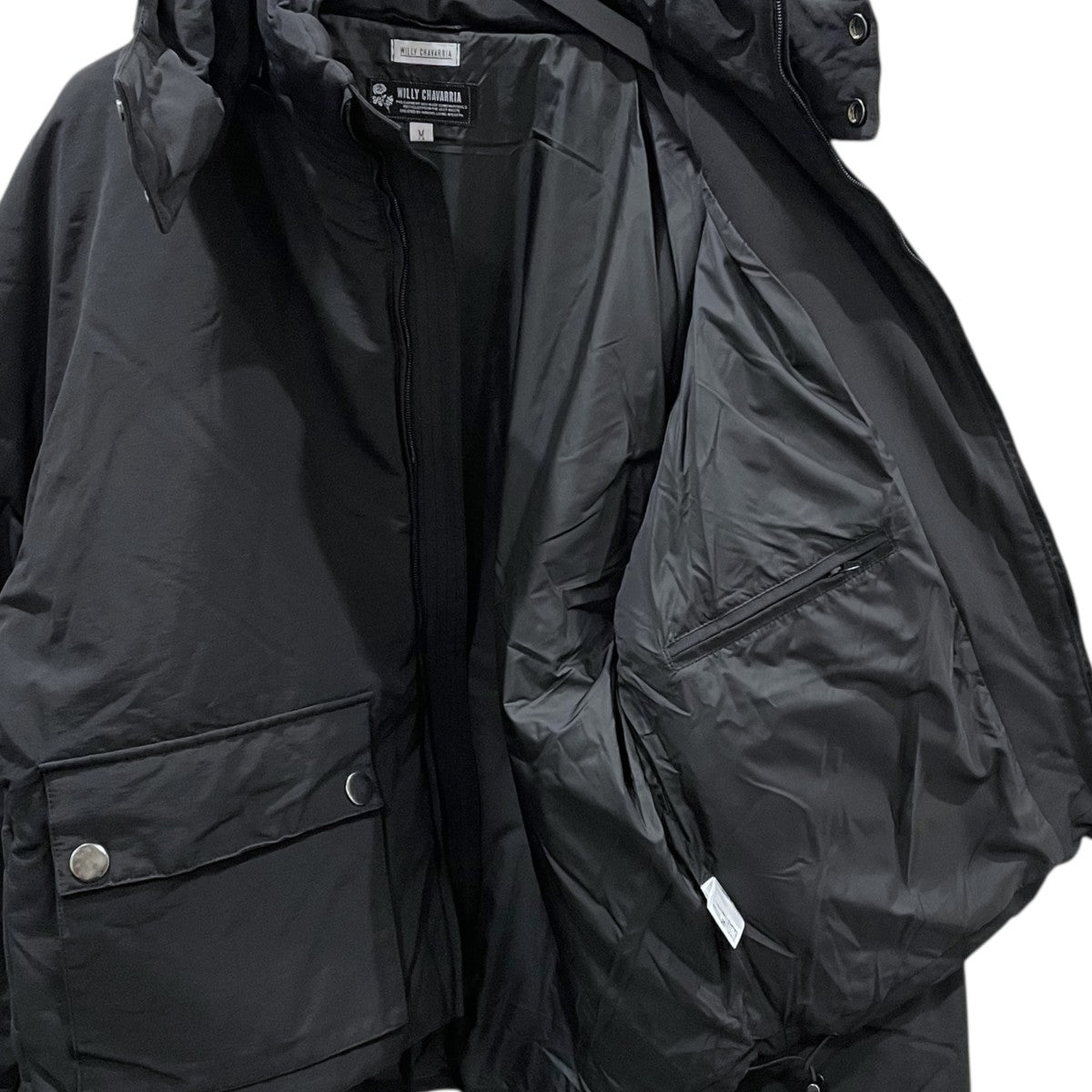 WILLY CHAVARRIA(ウィリーチャバリア) 中綿フーデッドジャケット