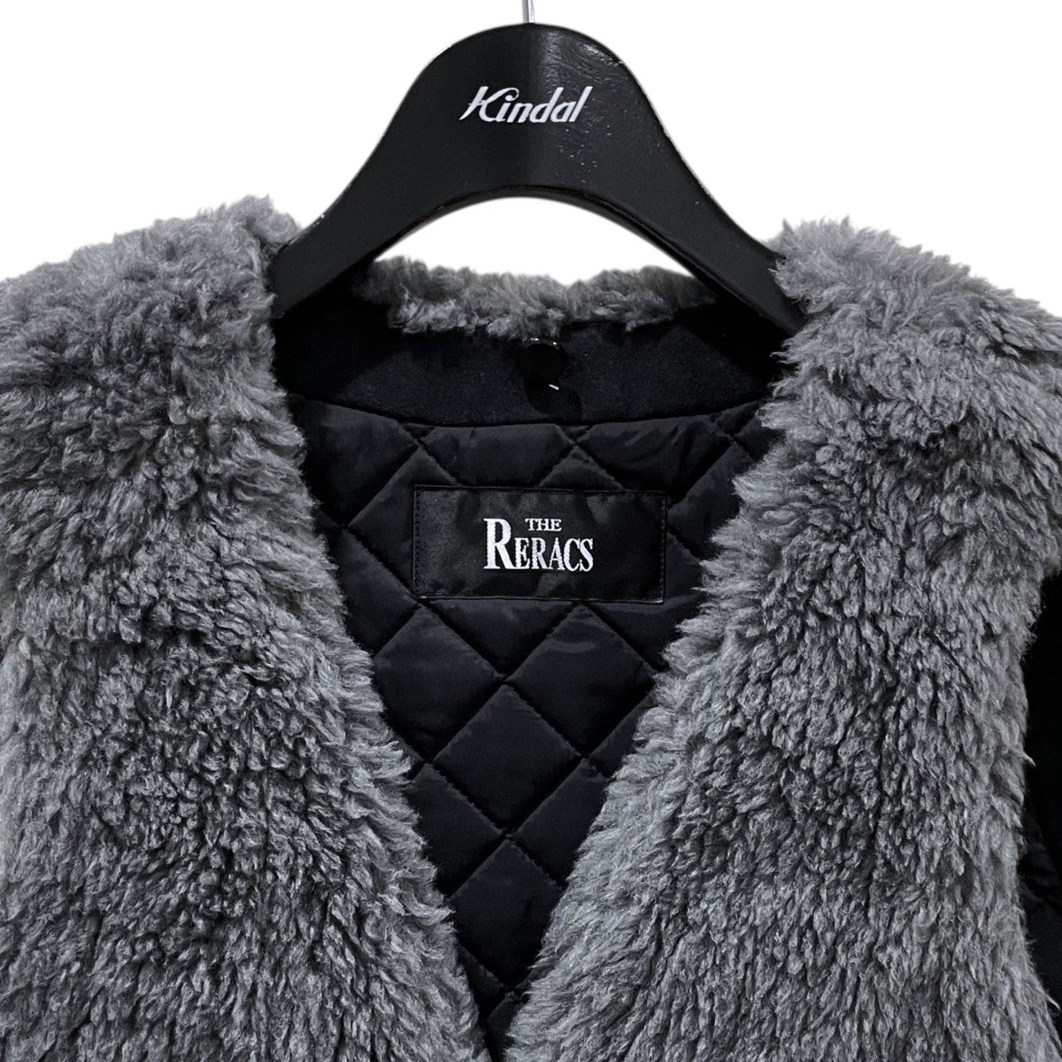 THE RERACS(ザリラクス) ジップアップフェイクファーベスト 20FW-RECT