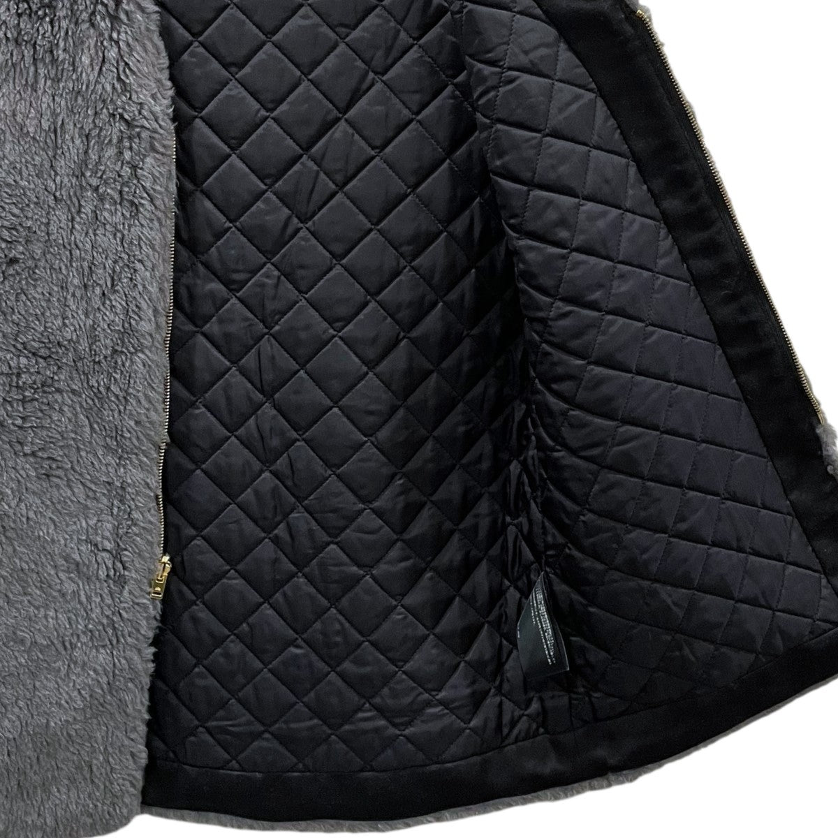 THE RERACS(ザリラクス) ジップアップフェイクファーベスト 20FW-RECT