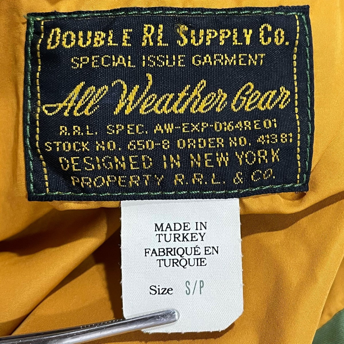 RRL(ダブルアールエル) ヴィンテージ加工中綿ジャケット Quilted