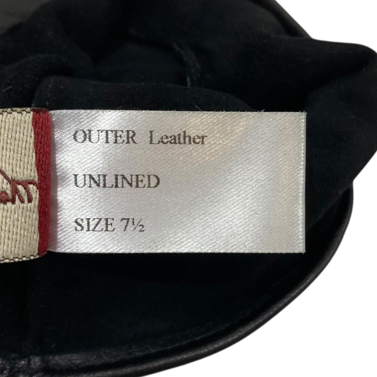 美品　DENTS ブラックレザー ロンググローブ 7 ½ Dents(デンツ) レザーグローブ ブラック サイズ 7 1/2｜【公式