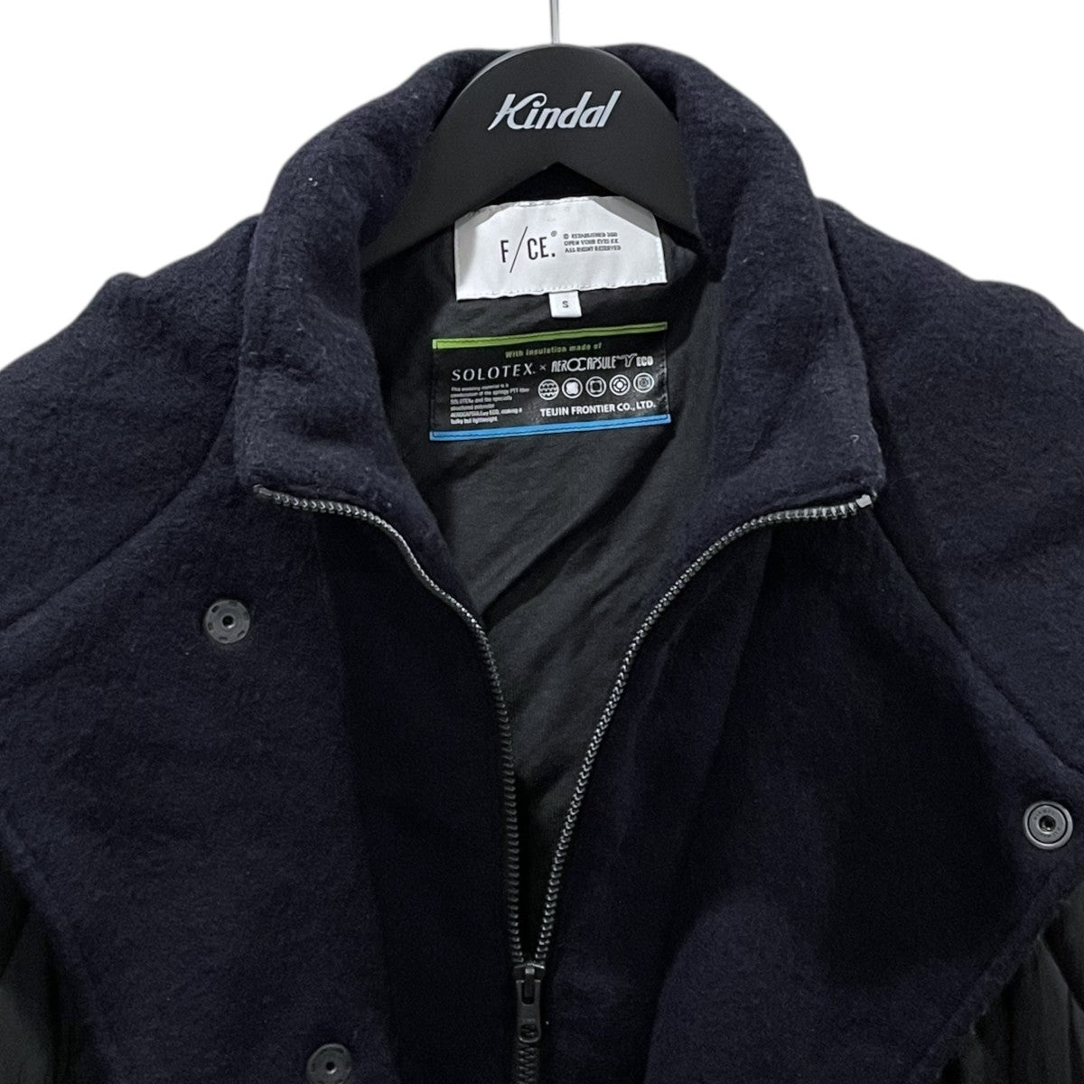 20AW ジップアップフーデッドジャケット LAYER RECYCLE WOOL BLOUSON レイヤーリサイクルウールブルゾン F2002FCMC00005R