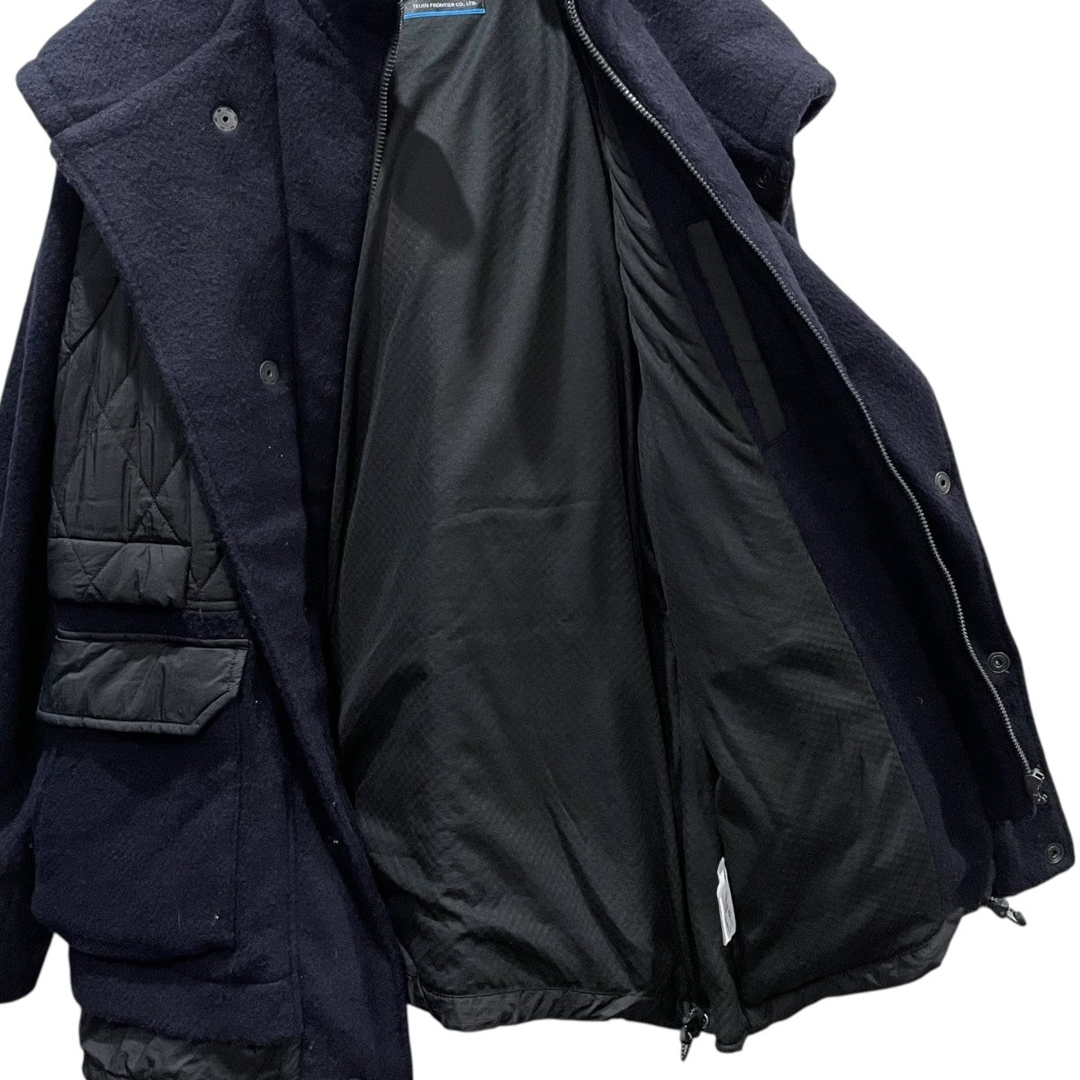 20AW ジップアップフーデッドジャケット LAYER RECYCLE WOOL BLOUSON レイヤーリサイクルウールブルゾン F2002FCMC00005R