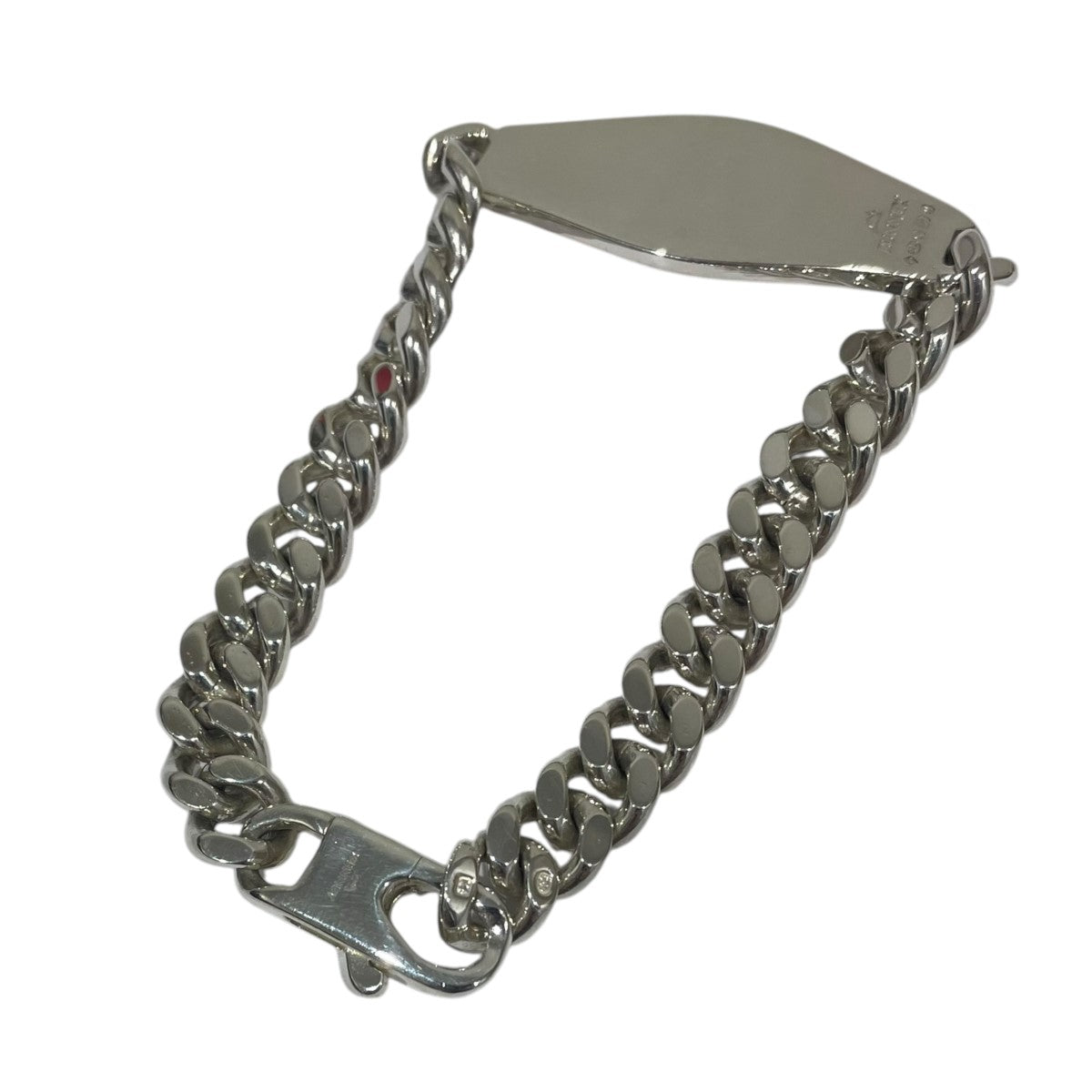 シルバーブレスレット Single Tour Belt Identity Chain シングルツアーベルトアイデンティティーチェーン B0400112