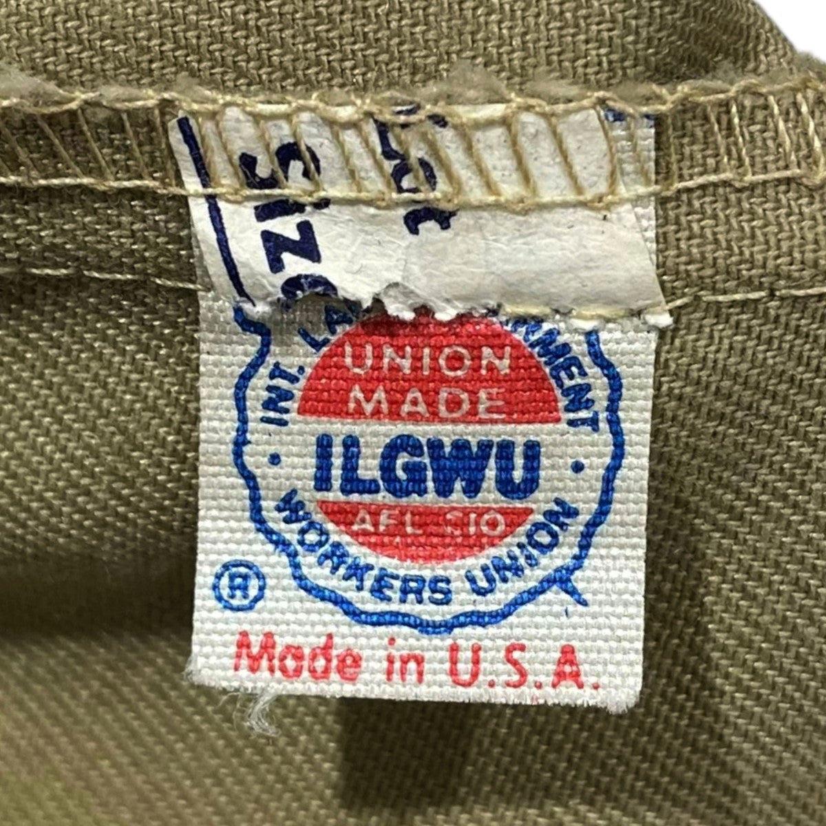 UNION MADE ILGWU 6〜80s ランチパンツ ロケットTALON 古着・中古-10枚目のアイテム画像