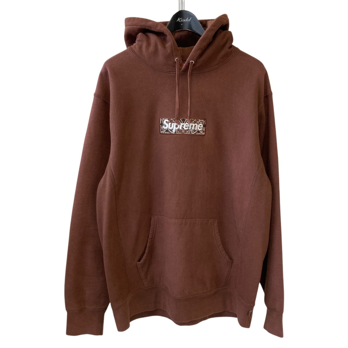 た*ん様 Supreme K.R.S. フード付きパーカー ブラウン Supreme(シュプリーム) 19AWBandana Box Logo Hooded Sweatshirtプル