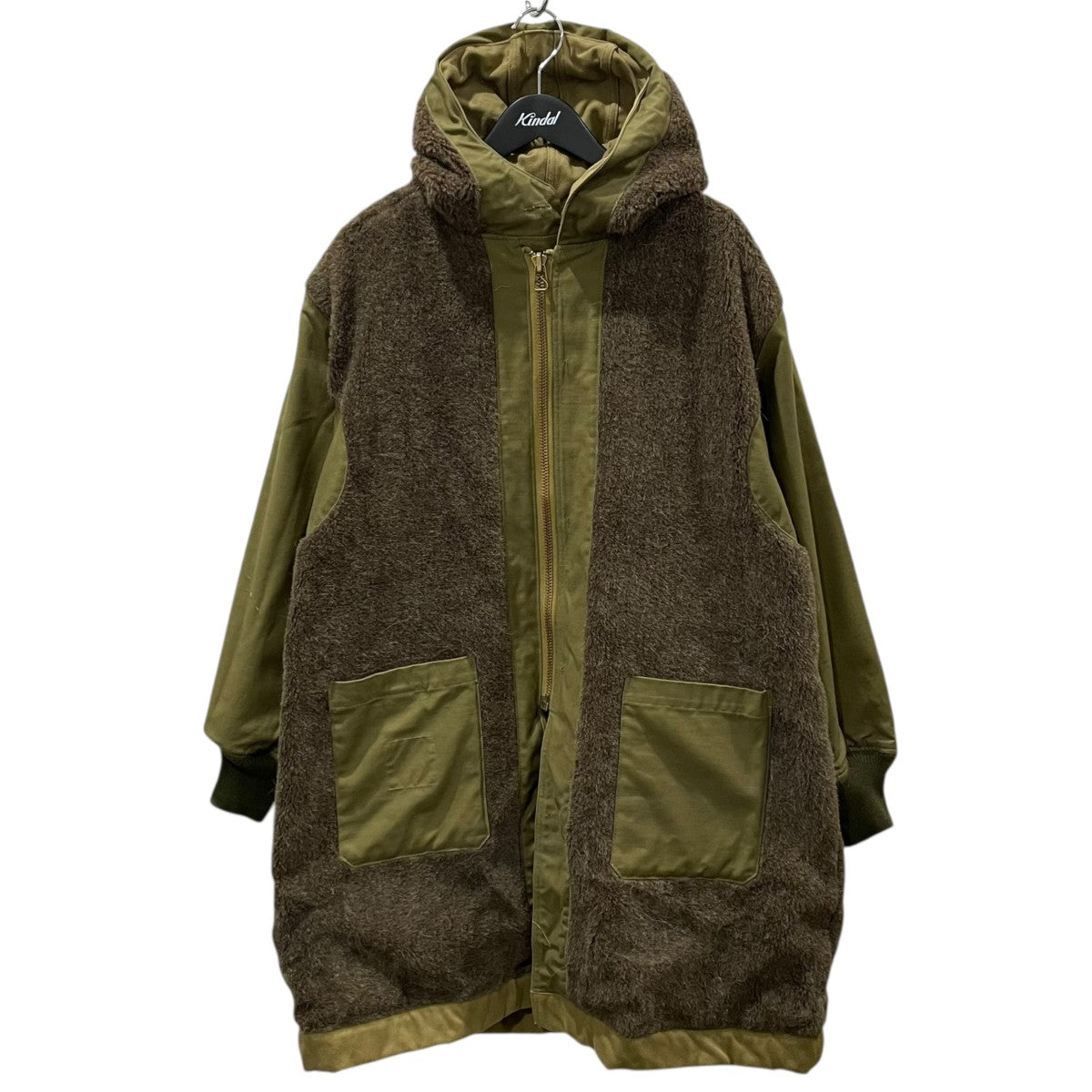 Nigel Cabourn Woman リバーシブル ダッフルコート 迷彩 カモ 2025年