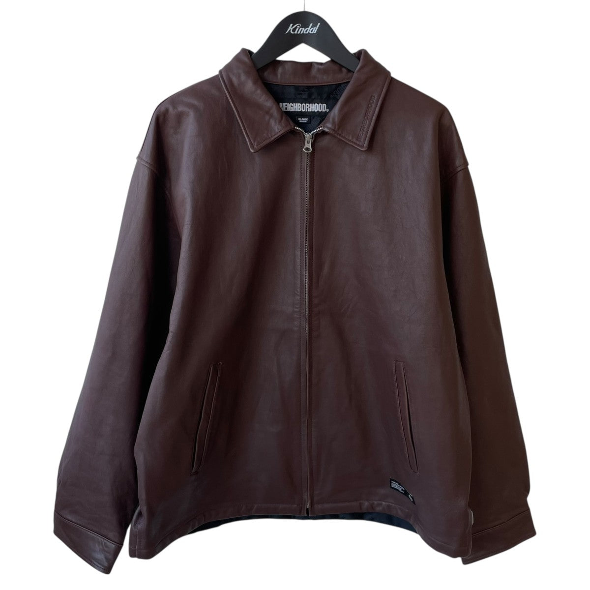LEATHER ZIP WORK JACKETレザージャケット242SZNH-JKM01