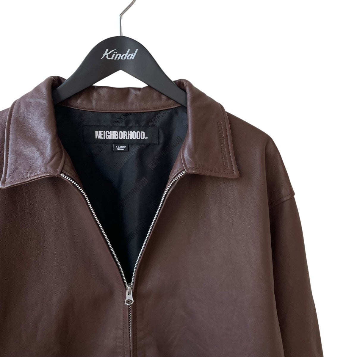 NEIGHBORHOOD LEATHER ZIP WORK JACKETレザージャケット242SZNH-JKM01 古着・中古-3枚目のアイテム画像