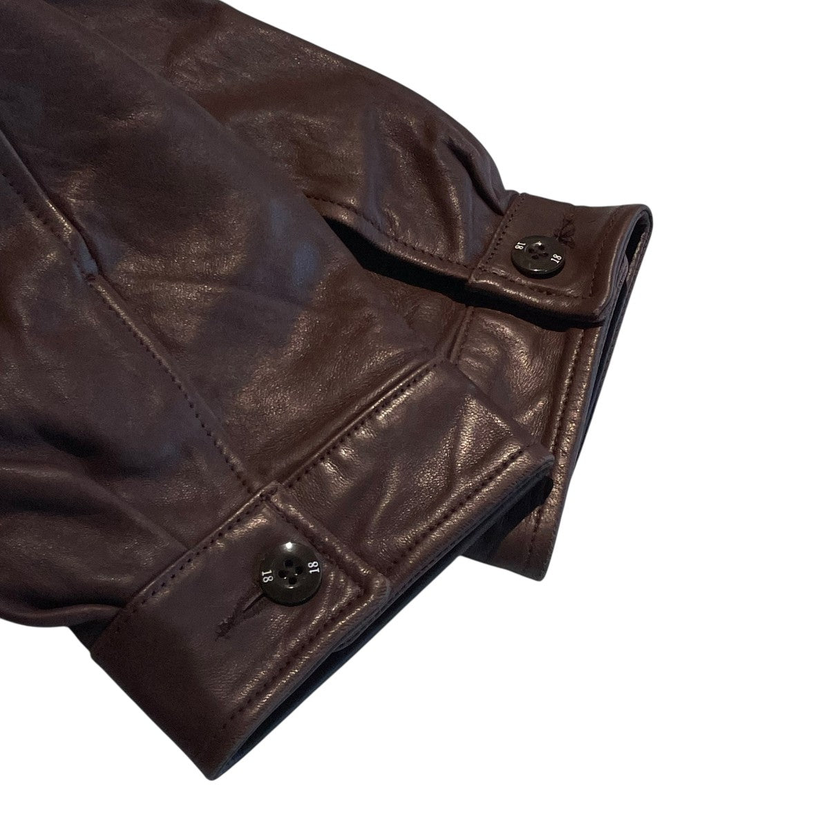 NEIGHBORHOOD LEATHER ZIP WORK JACKETレザージャケット242SZNH-JKM01 古着・中古-6枚目のアイテム画像