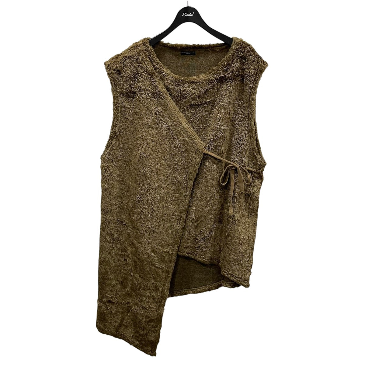24AW ニットラップベスト アクリルカーリーファー Knit Wrap Vest - Acrylic Curly Fur