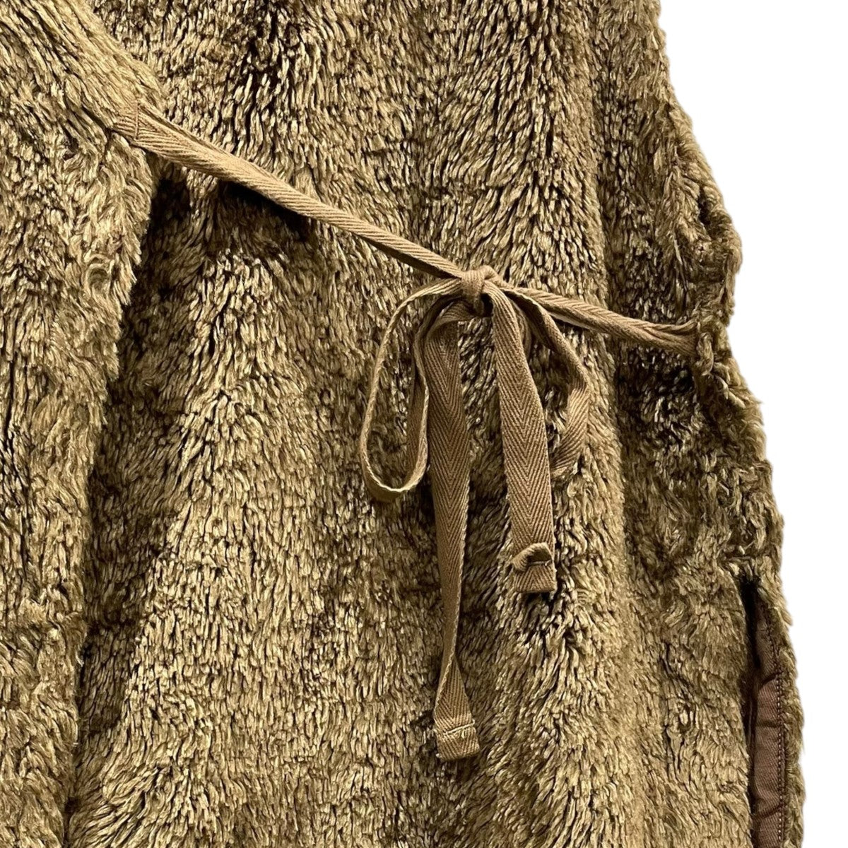 24AW ニットラップベスト アクリルカーリーファー Knit Wrap Vest - Acrylic Curly Fur