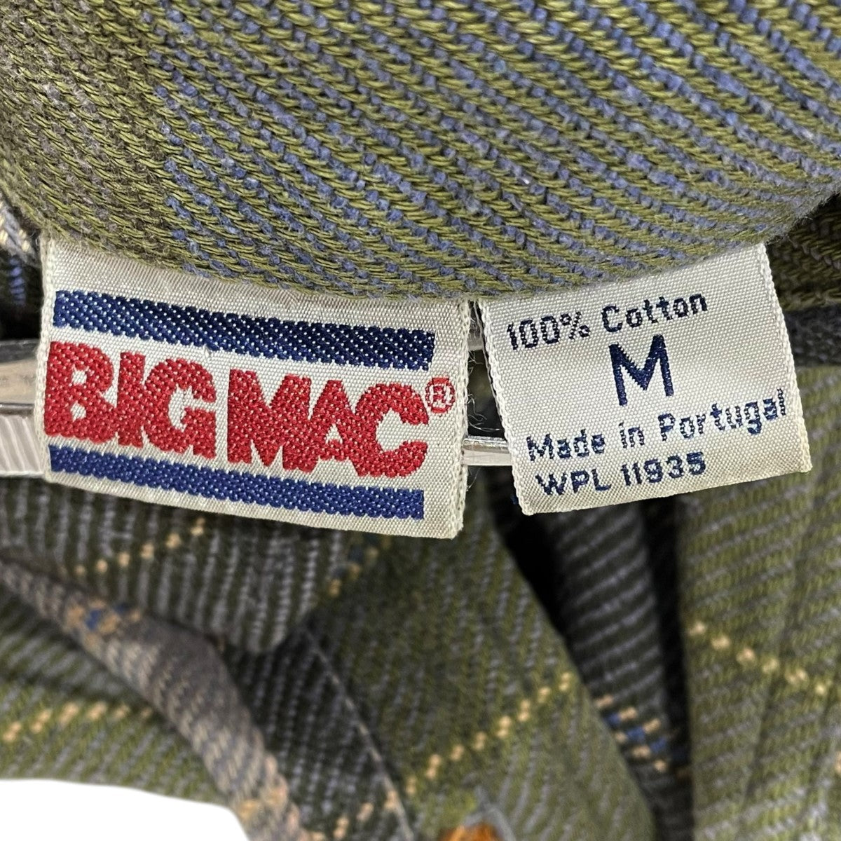 BIG MAC(ビッグマック) 80s チェック柄ネルシャツ ポルトガル製