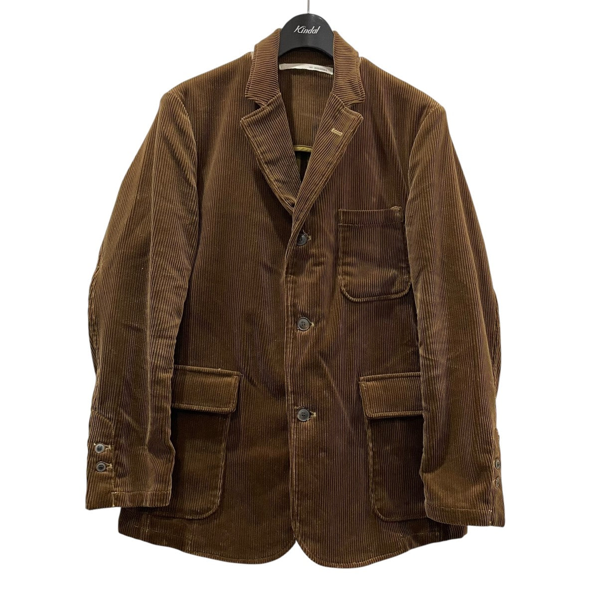 BONCOURA ネイビー 太畝コーデュロイ セットアップ36 定価約12万円 BONCOURA ネイビー 太畝コーデュロイ セットアップ36 定価約12万