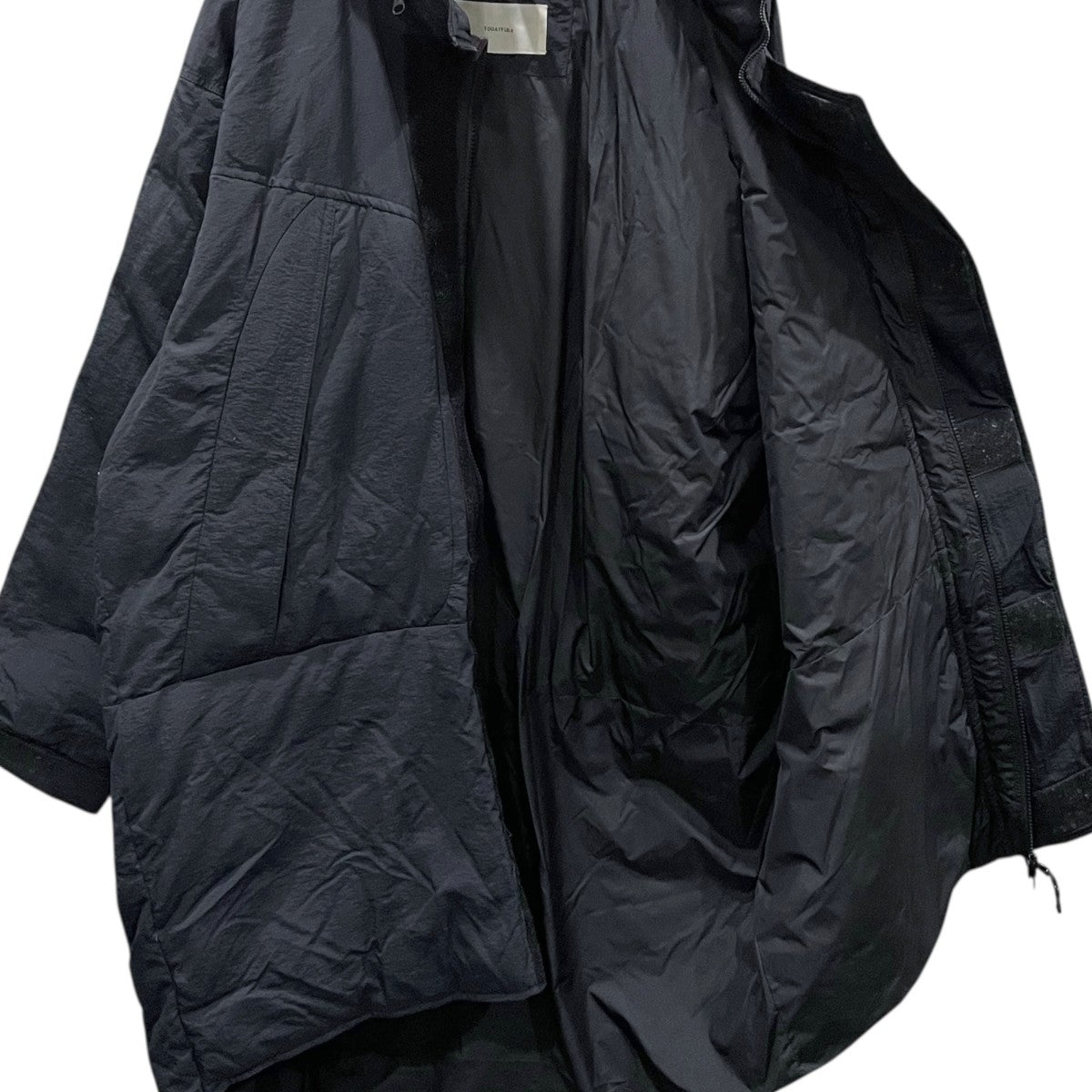 TODAYFUL モンスターダウンコート　BLACK/38 TODAYFUL モンスターダウンコート Monster Down Coat (トゥデイフル
