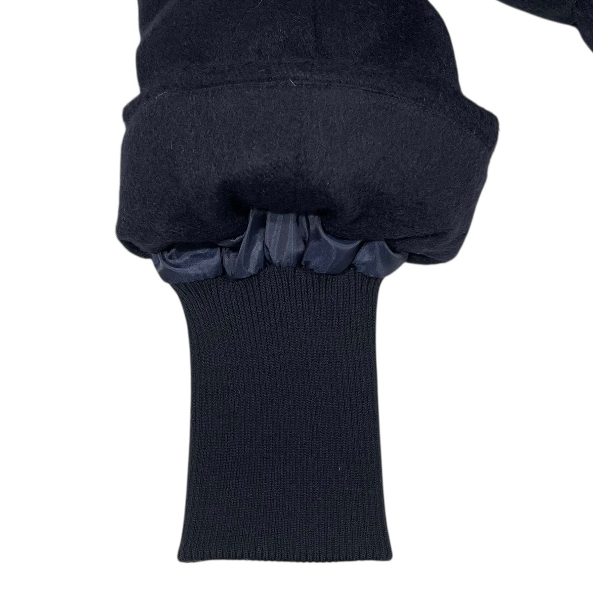 ANAYI(アナイ) アルパカシャギーダウンコート ネイビー サイズ 38