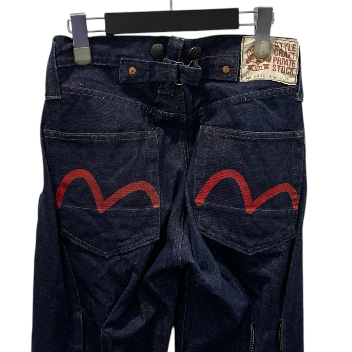EVISU エビス デニム ハンチング L 裏チェック カモメ EVISU エヴィス EVIS GENES エビス シオタニブラザーズ 大黒