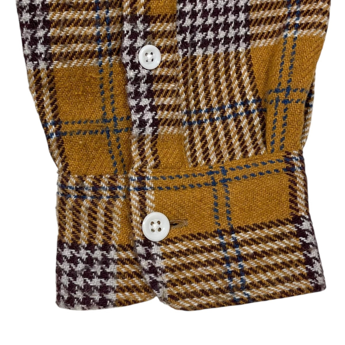 モヒートMOJITO日本製 長袖チェックネルシャツ MOJITO ''ABSHINTH SHIRT_#20 FLANNEL PRINT'' (GREY) - XL / GREY