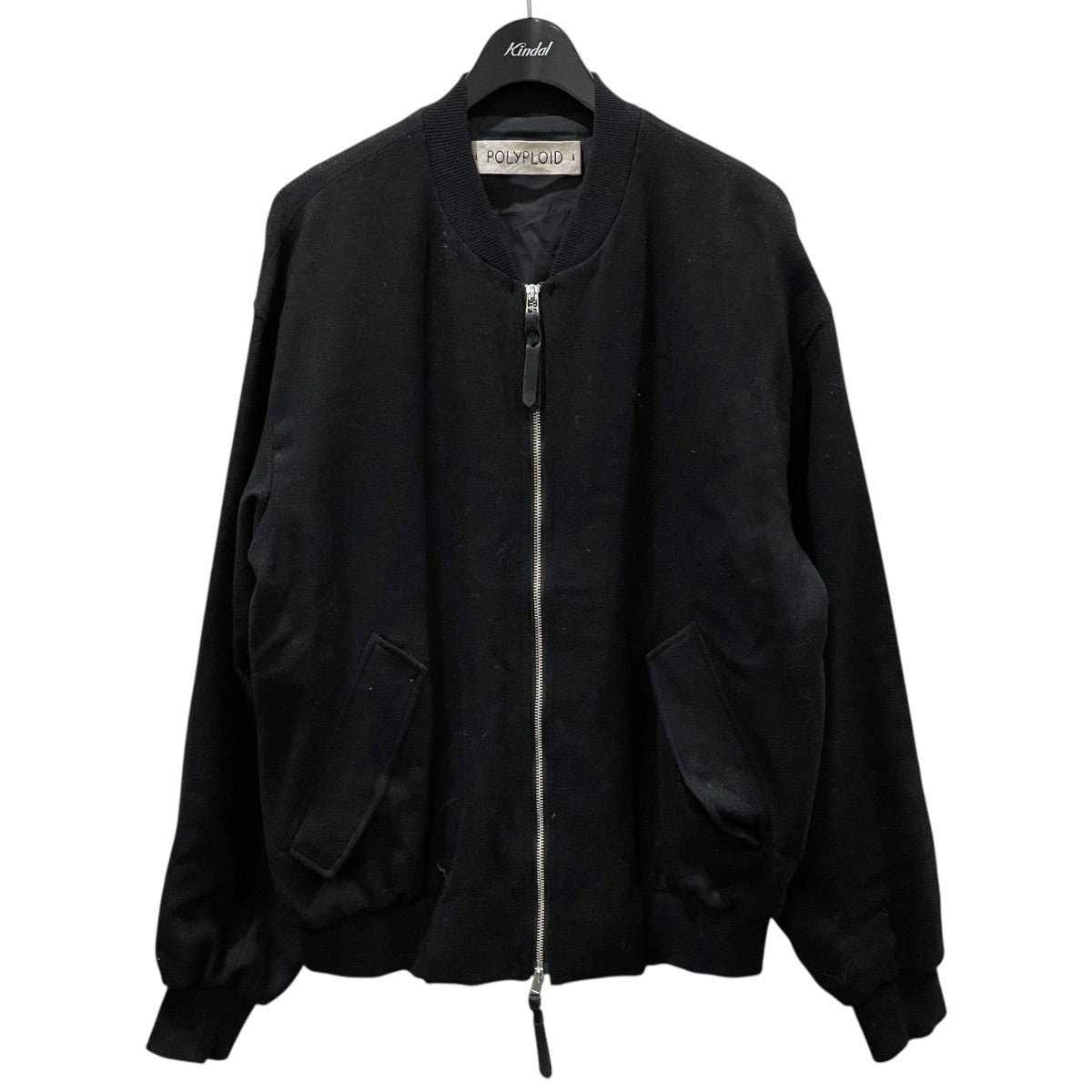 POLYPLOID ポリプロイド 2way ジャケット POLYPLOID ポリプロイド SWING TOP Bダメージ加工レザー