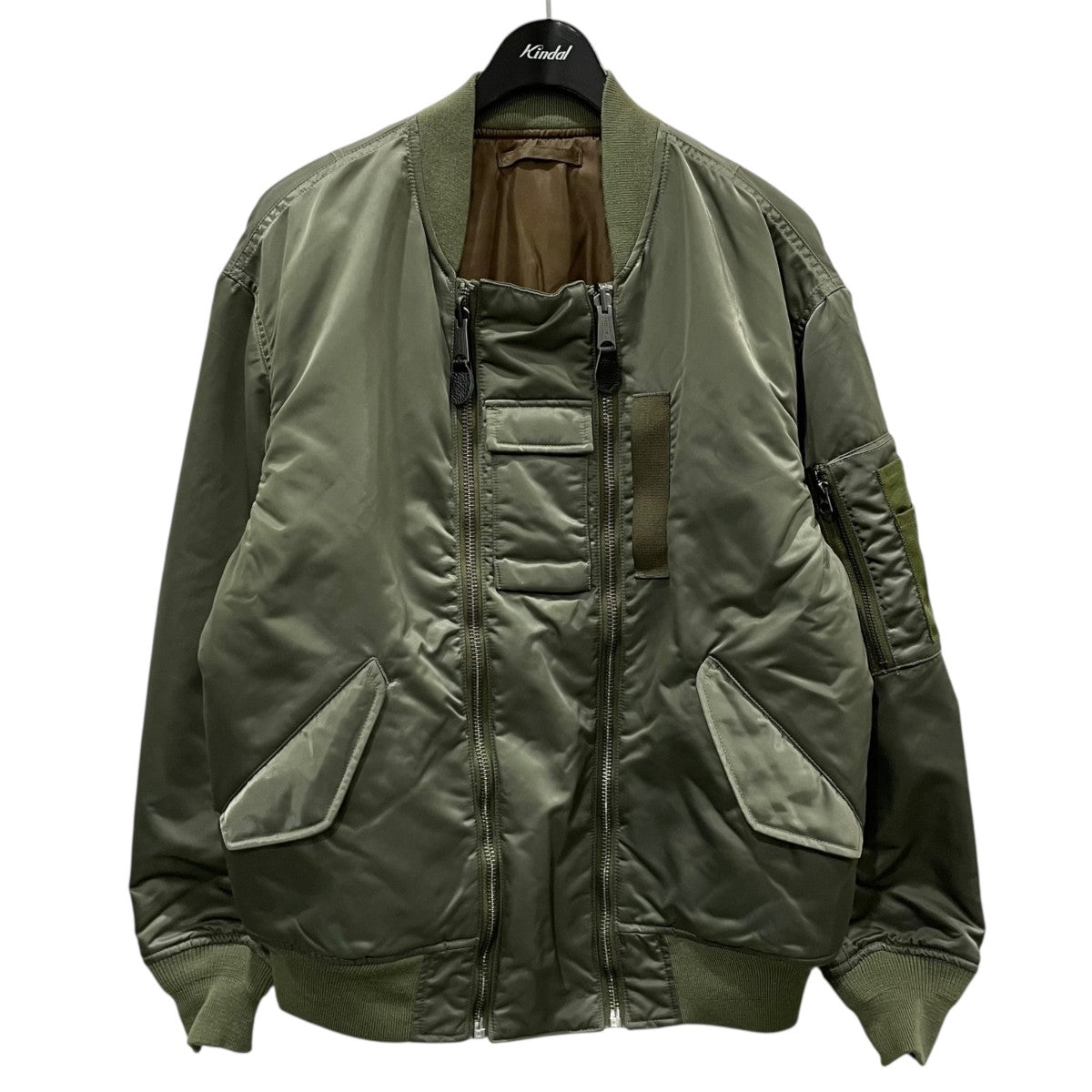 【 美品！ 】BAL MA-1 ジャケットBAL-2038 BAL×SPIEWAK リバーシブル中綿MA-1ジャケット DOUBLE ZIP BOMBER