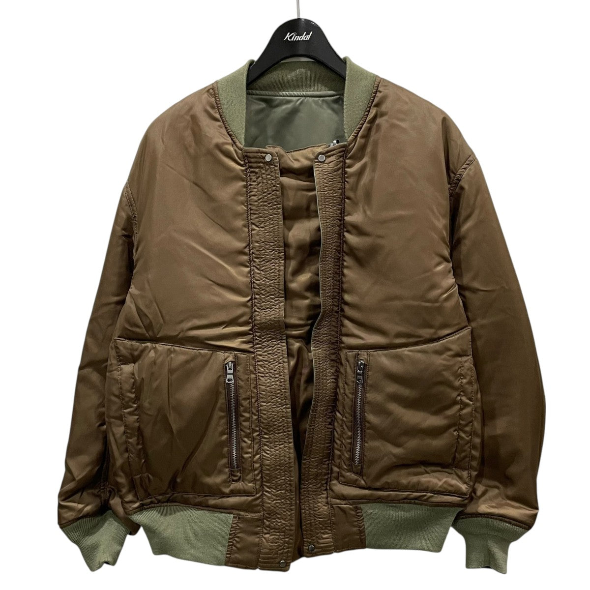 BAL×SPIEWAK リバーシブル中綿MA-1ジャケット DOUBLE ZIP BOMBER