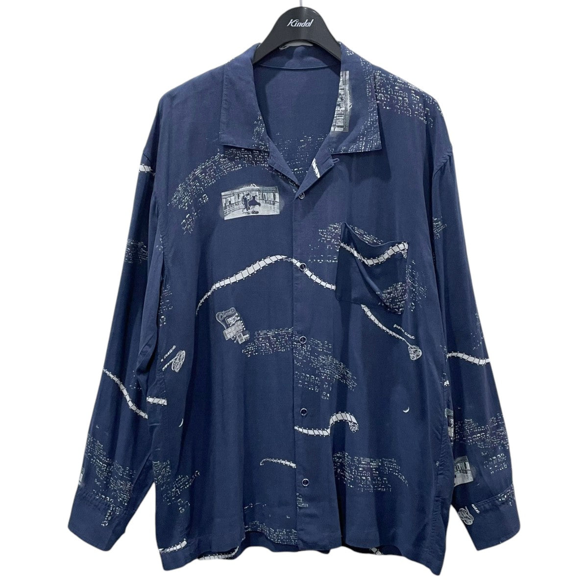 Porter Classic(ポータークラシック) オープンカラー長袖シャツ Porter Classic(ポータークラシック) オープンカラー長袖シャツ