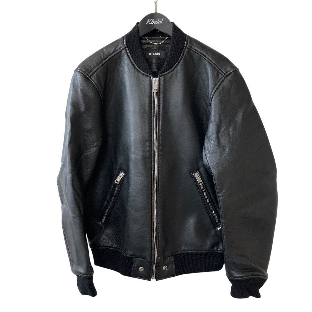 ⭐︎ ☻様⭐︎ ディーゼル　エコレザー　ジャケット DIESEL ディーゼル レザージャケット レディース 羊革 本革 バック