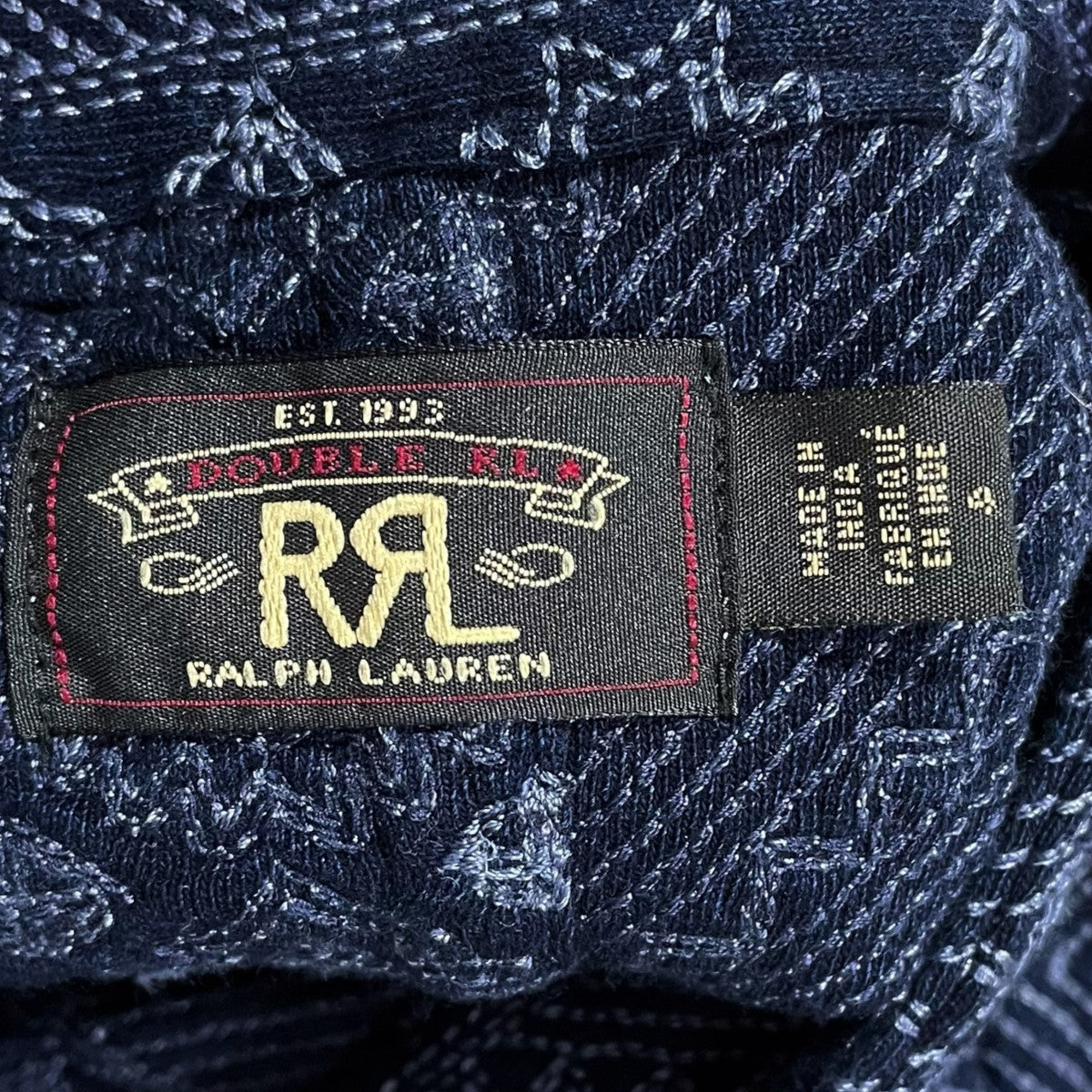 RRL 刺繍ロングジャケット 古着・中古-5枚目のアイテム画像