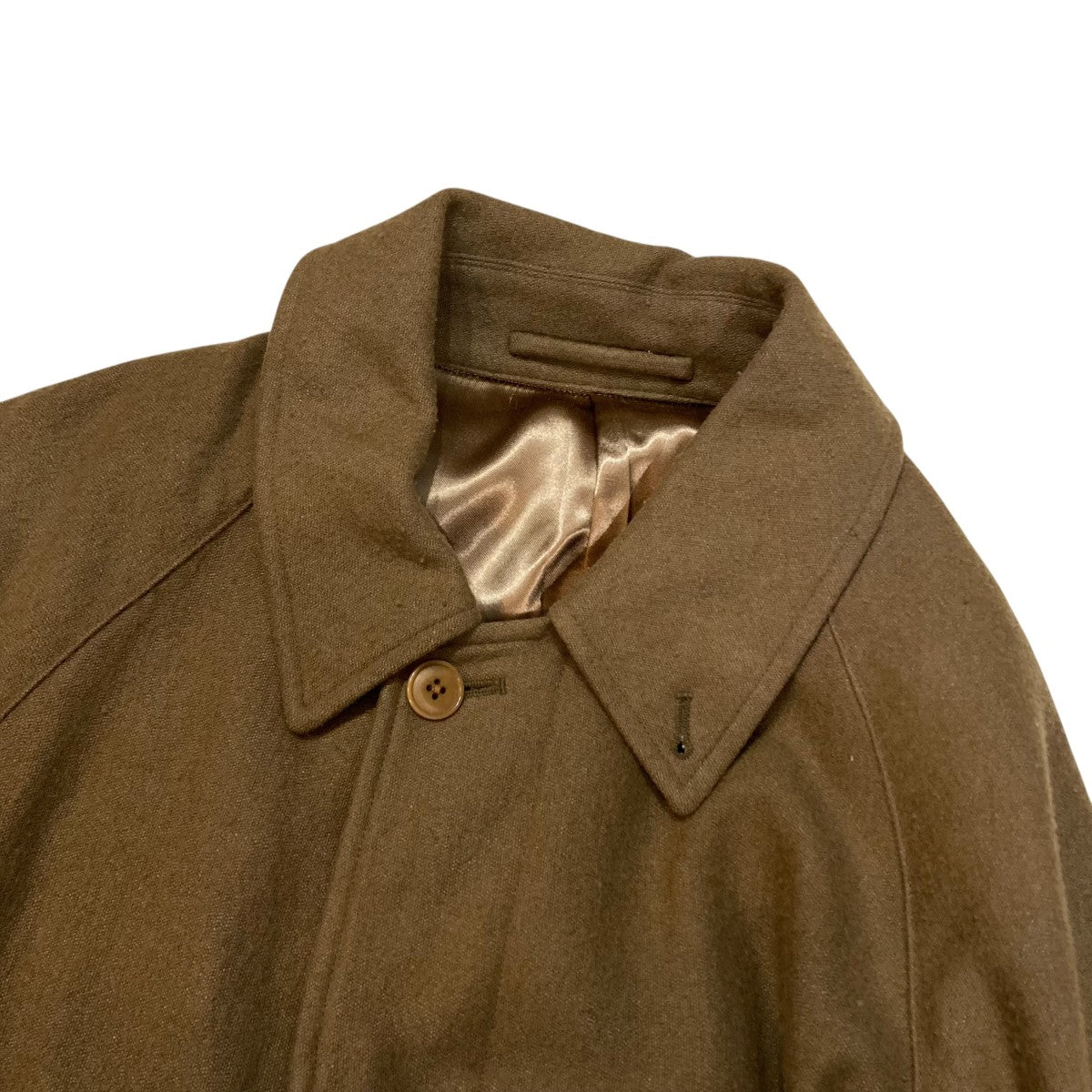 COMOLI(コモリ) リネンウールバルカラーコートコートS03-04009 S03