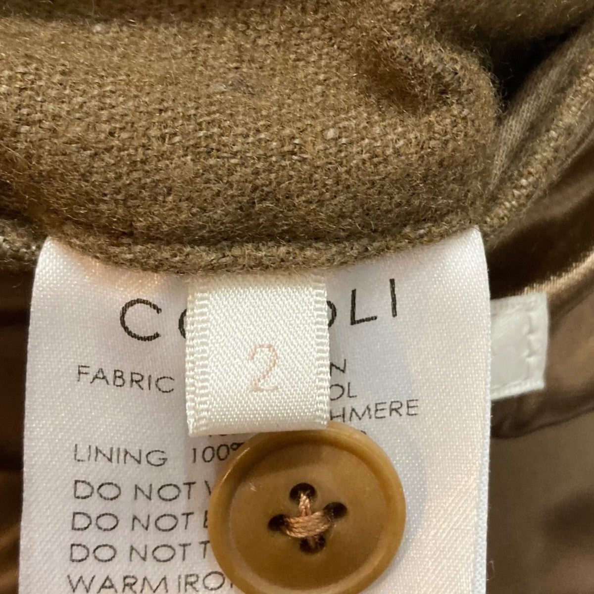 COMOLI(コモリ) リネンウールバルカラーコートコートS03-04009 S03