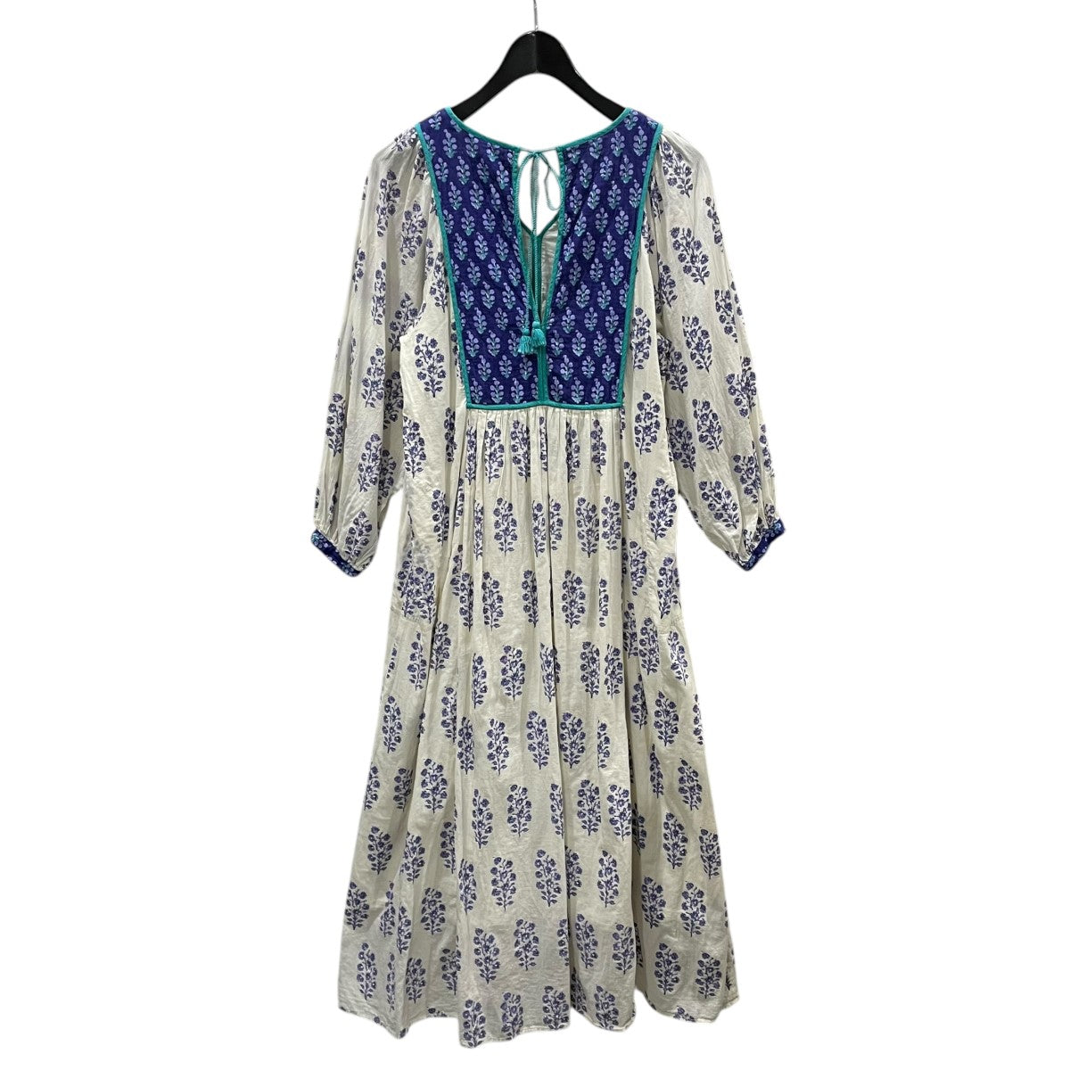 ne quittez pas(ヌキテパ) 花柄ワンピース Cotton Voile Ethnic