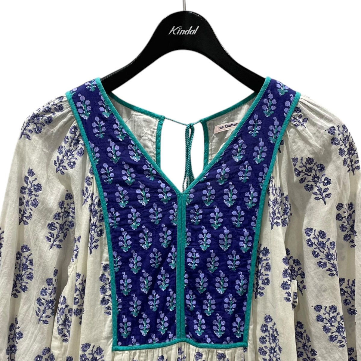 バーバリー　コットンワンピース ne quittez pas(ヌキテパ) 花柄ワンピース Cotton Voile Ethnic