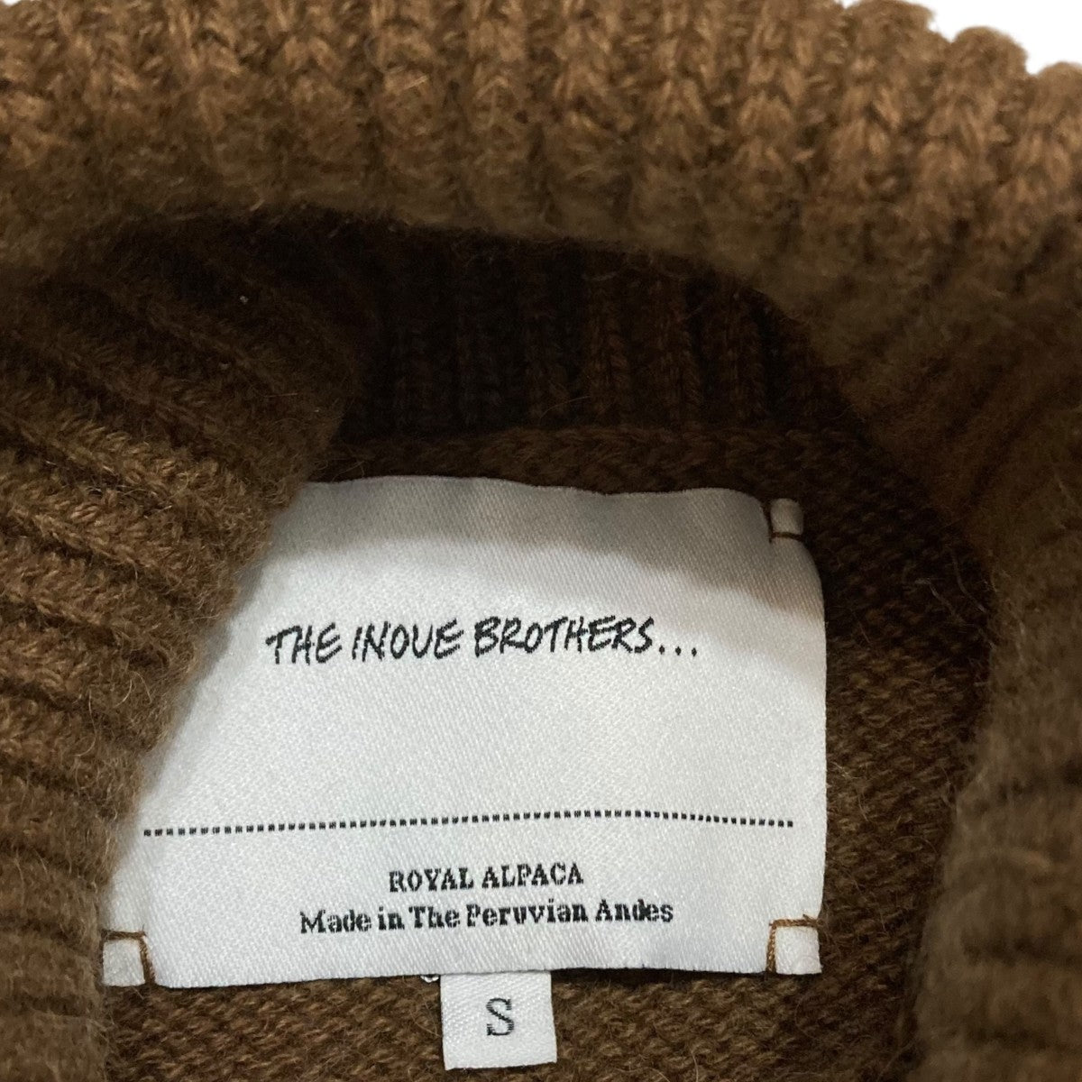 THE INOUE BROTHERS(ザイノウエブラザーズ) タートルネックニット