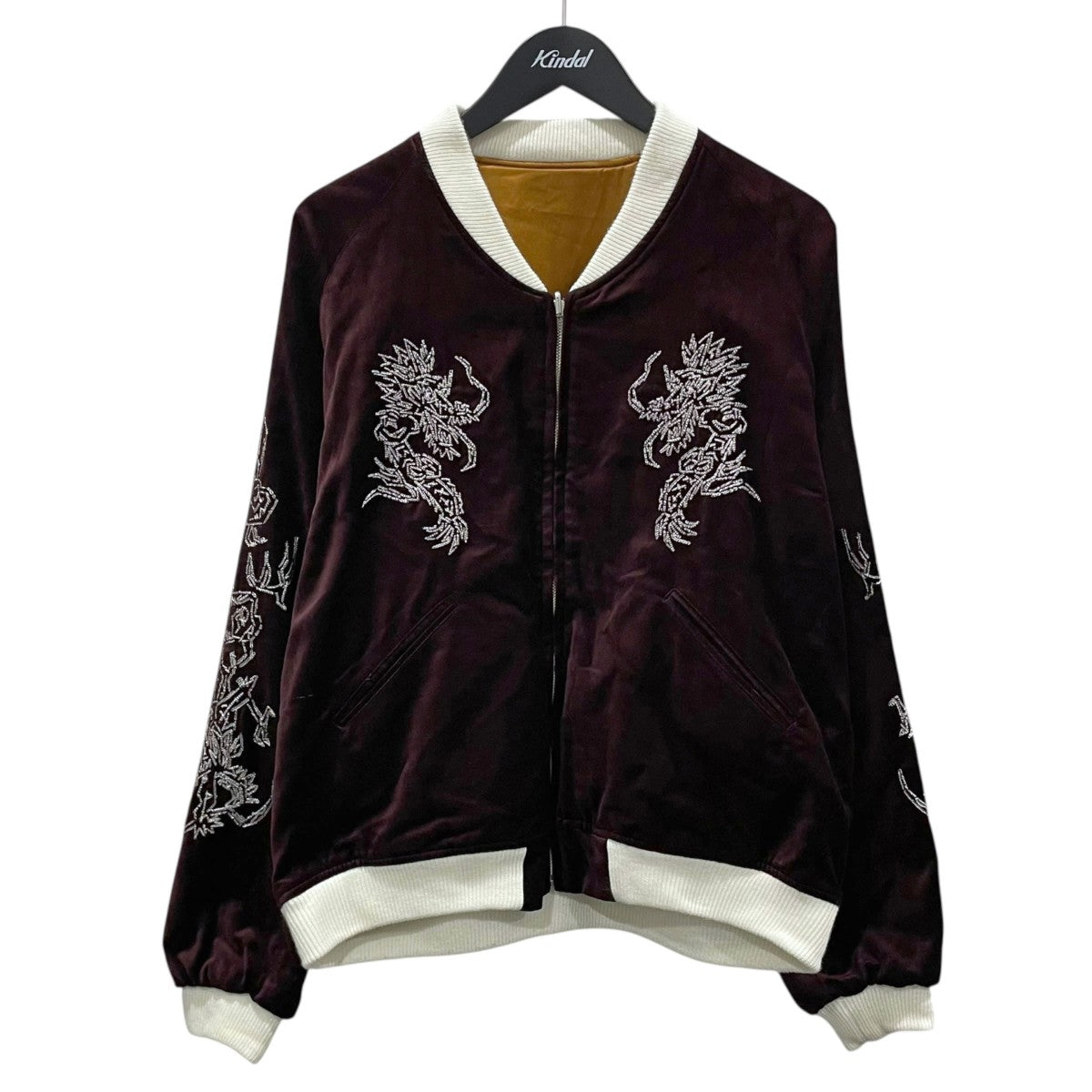 24AW ジップアップリバーシブルジャケット EASTED DRAGON SOUVENIR JACKET イーステッドドラゴン スーベニアジャケット 24AW-JKM-005