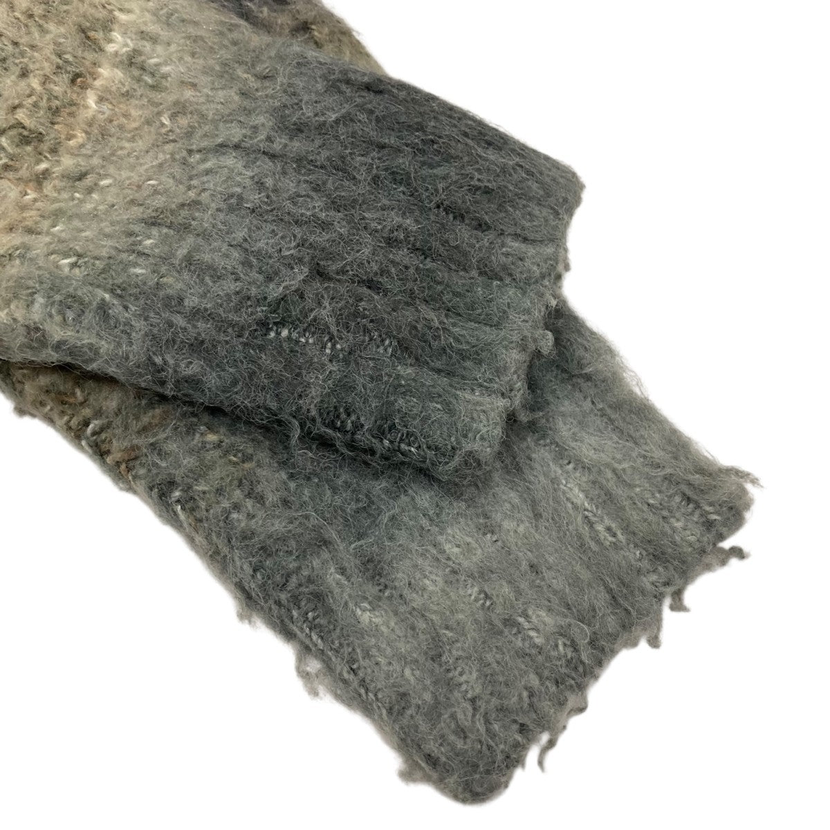 PERVERZE(パーバーズ) Gradient Stripe Wide モヘアカーディガン