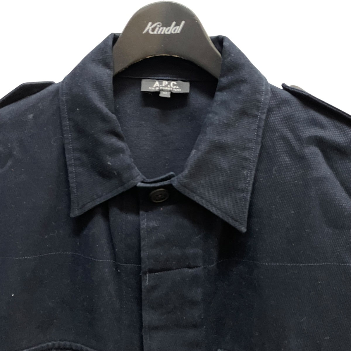 【値下げ】APC ジャケット　ネイビー A.P.C. アーペーセー D-TK447 デニム ジャケット セカンド 赤耳