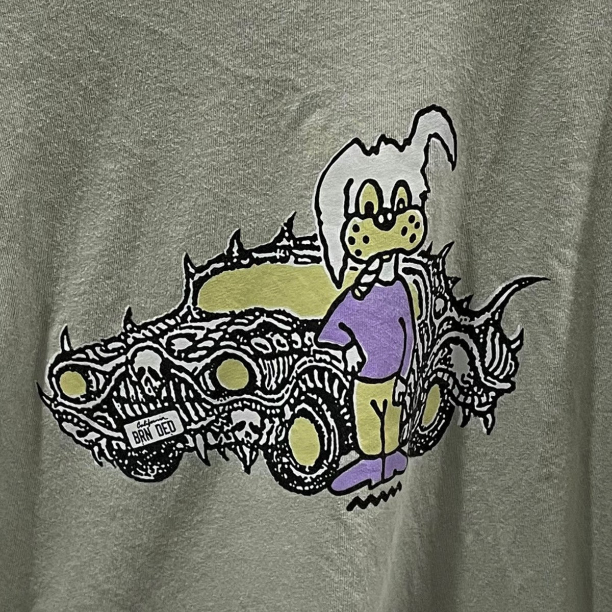 プリントカットソー Bio Dog Long Sleeve T-Shirt バイオドッグロングスリーブティーシャツ