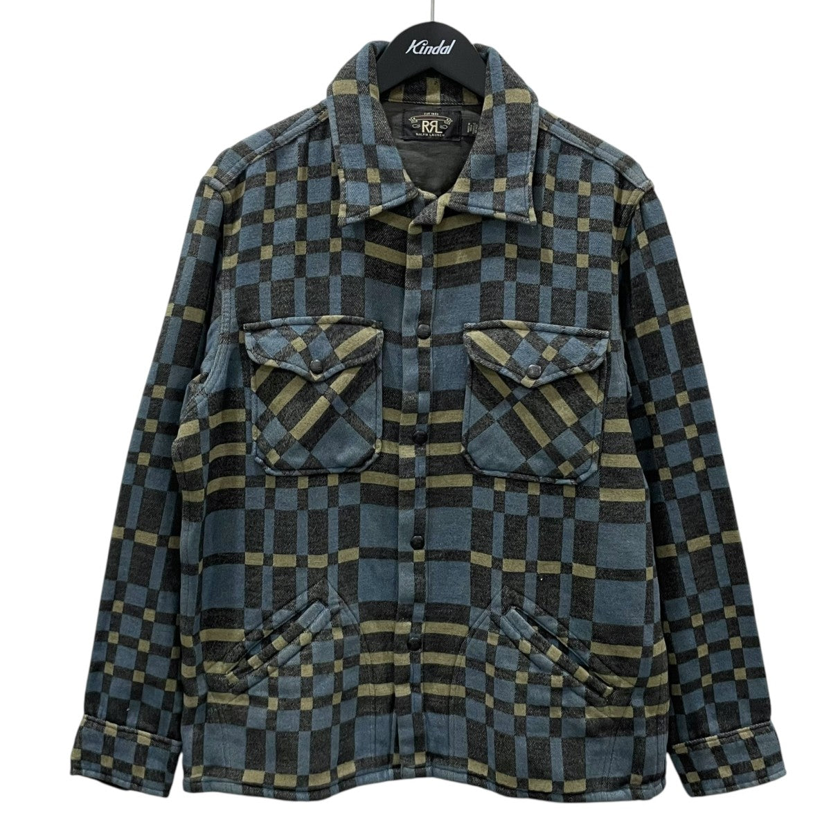 RRL(ダブルアールエル) デニムカバーオール インディゴ サイズ 4