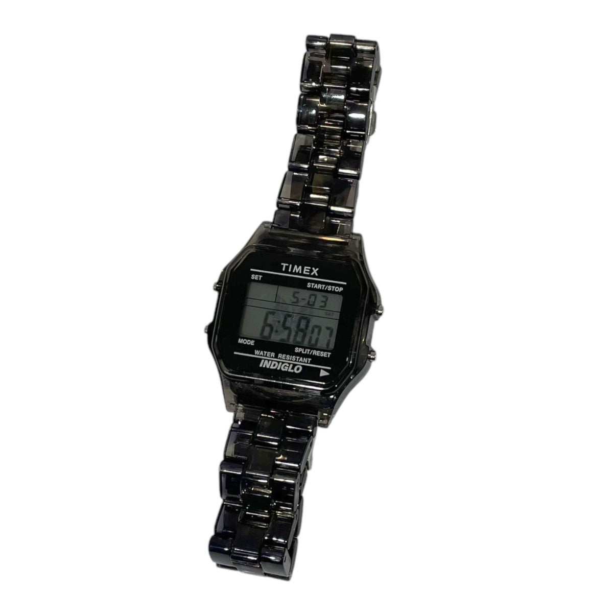 Needles×TIMEX×BEAMS BOY 腕時計 クリアグレー・パープル