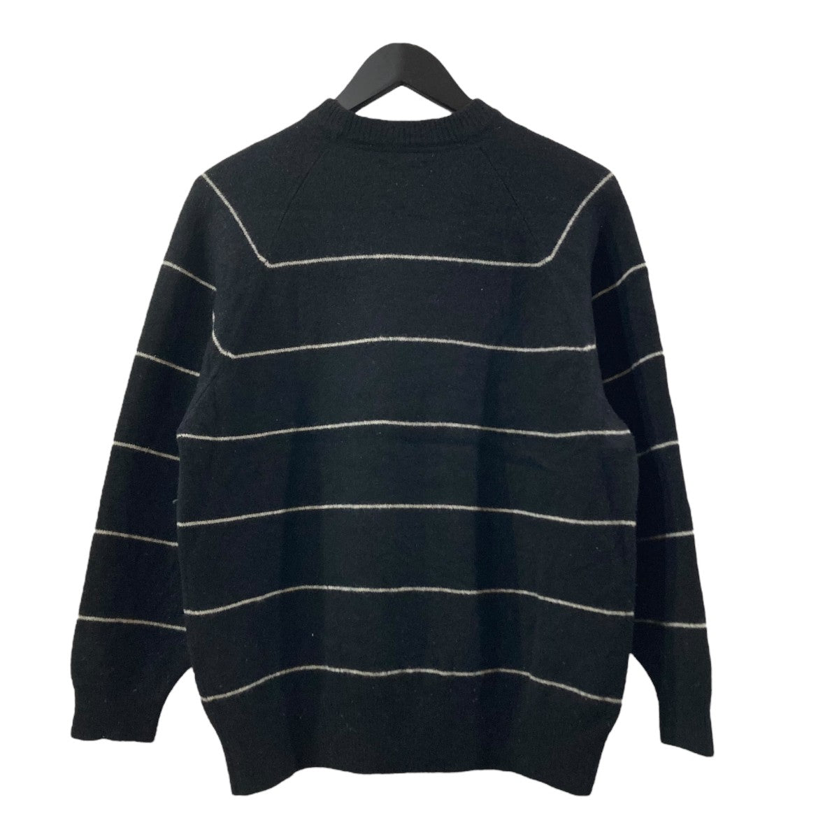 MERINO WOOL BORDER CREW NECK KNITボーダークルーネックニット223-60204