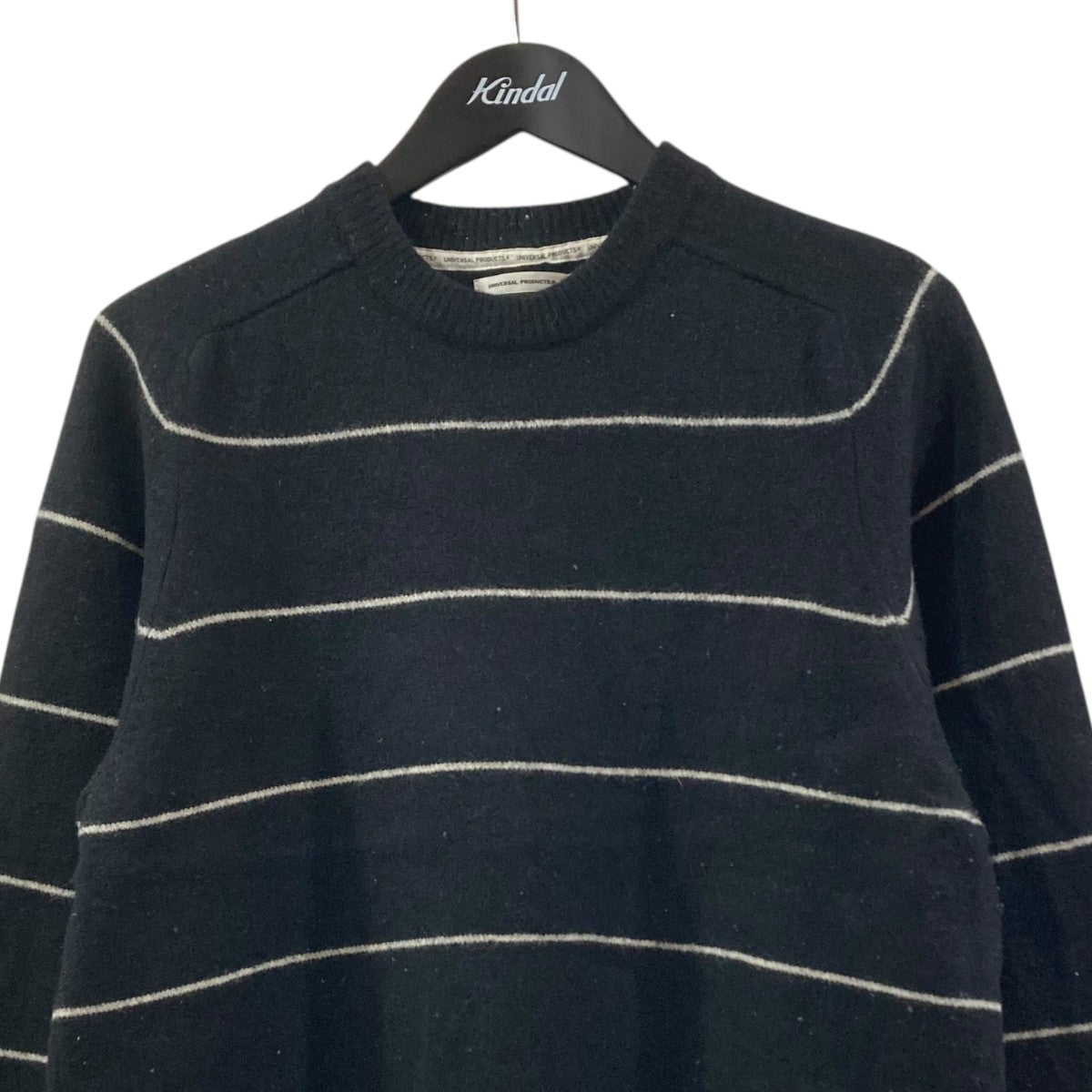 MERINO WOOL BORDER CREW NECK KNITボーダークルーネックニット223-60204