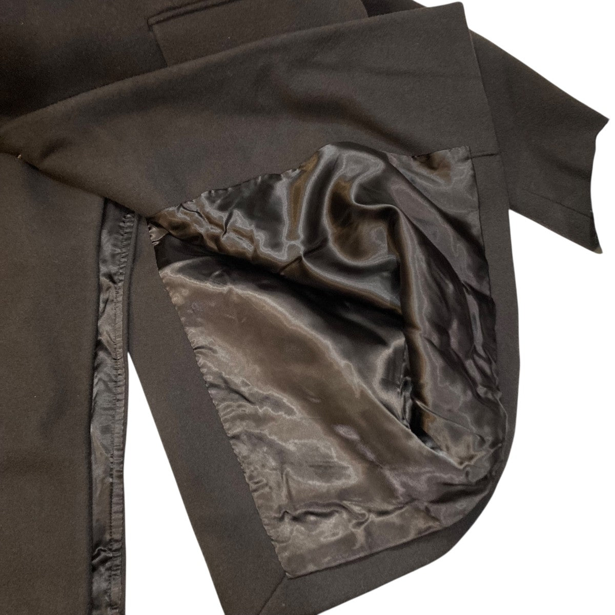 DOUBLE CLOTH LIGHT MELTON CHESTERFIELD COATチェスターコートA21AC01LM