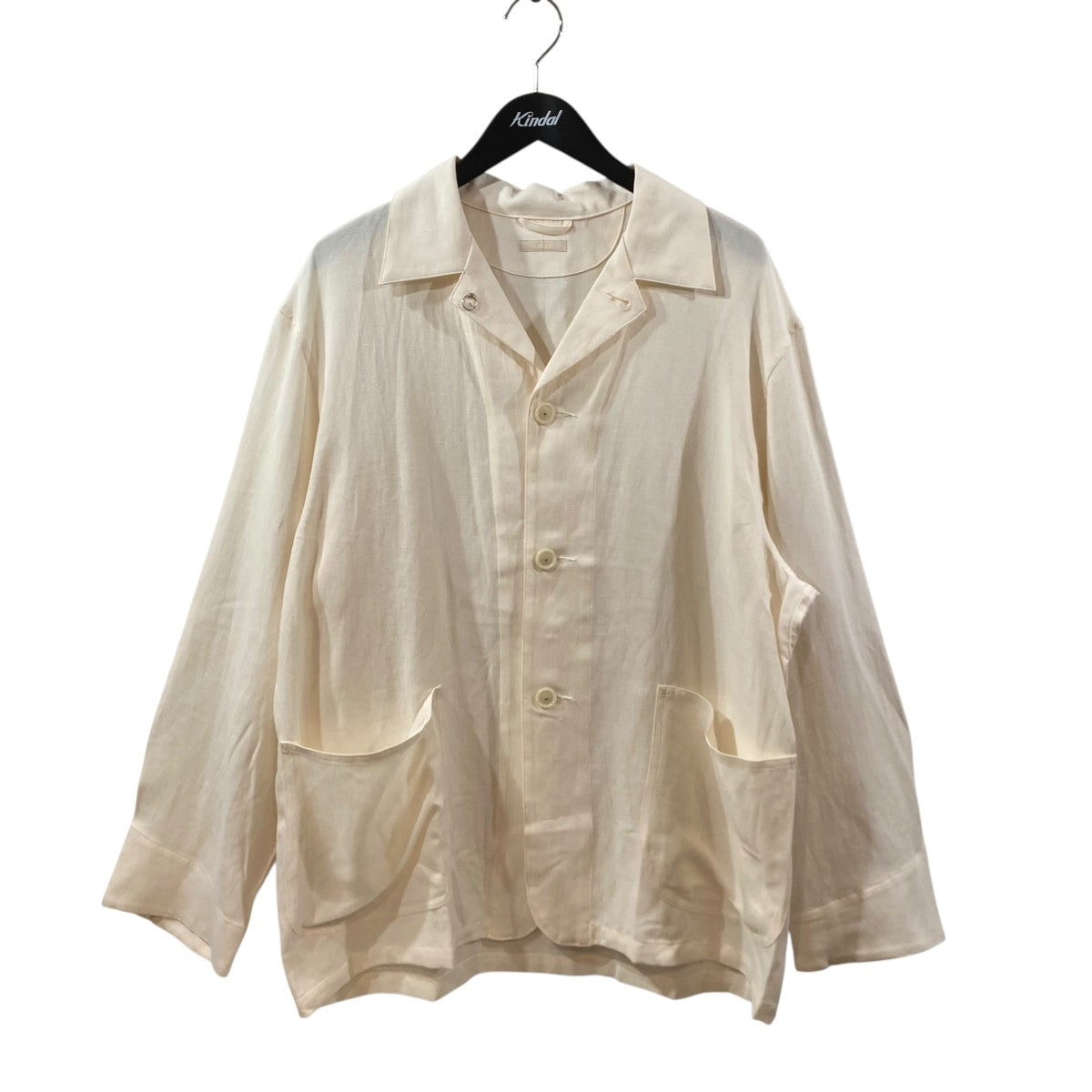 ULTERIOR 25SSTA L MESH SH-COVERALLリネンジャケットULSH52-KA196 古着・中古-1枚目のアイテム画像