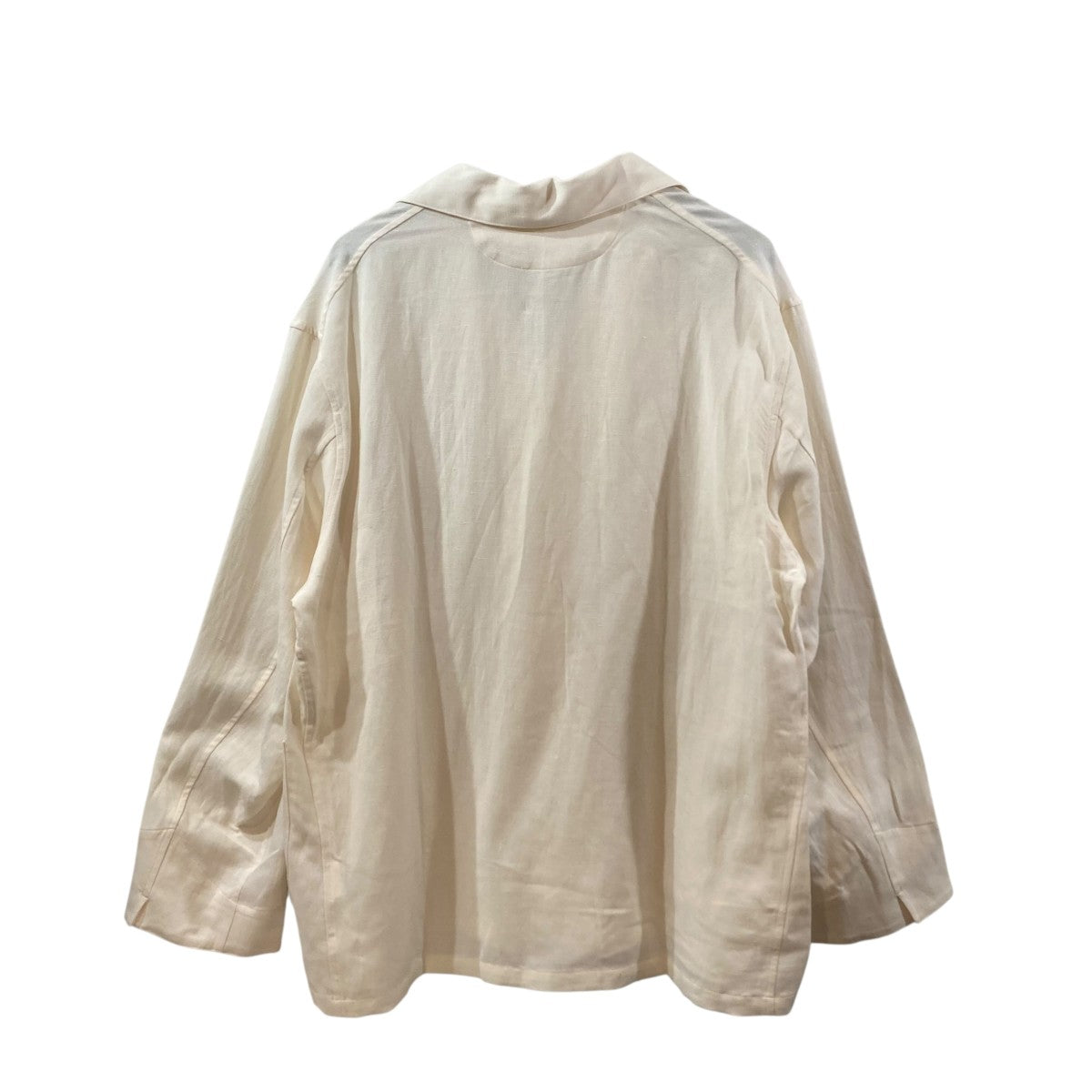 ULTERIOR 25SSTA L MESH SH-COVERALLリネンジャケットULSH52-KA196 古着・中古-2枚目のアイテム画像