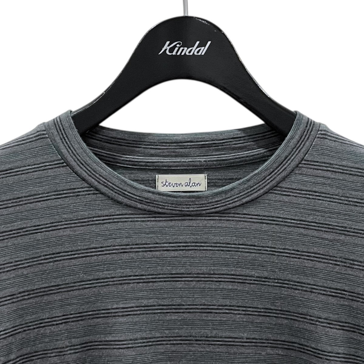 STEVEN ALAN(スティーヴンアラン) ボーダー柄カットソー WOOL