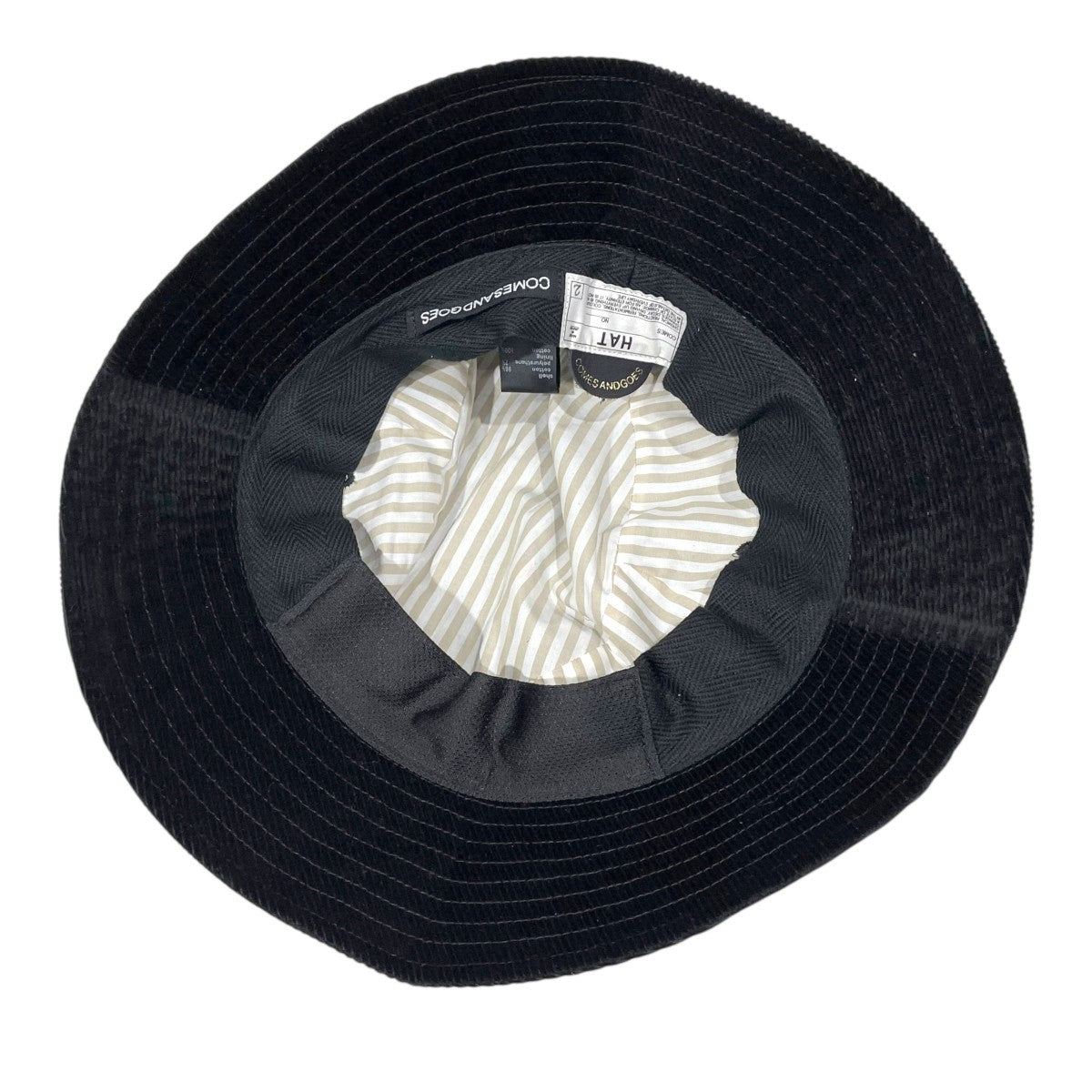 COMES AND GOES(カムズアンドゴーズ) コーデュロイバケットハット