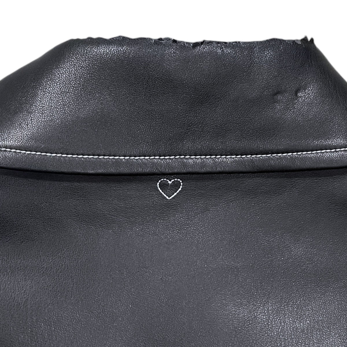 21AW フェイクレザーコート VEGAN LEATHER CAR COAT JACKET ヴィーガンレザー カーコートジャケット LE0121W