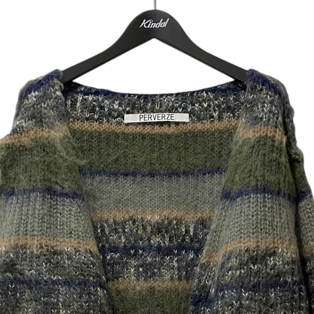 PERVERZE(パーバーズ) ボーダーニットカーディガン0121030511