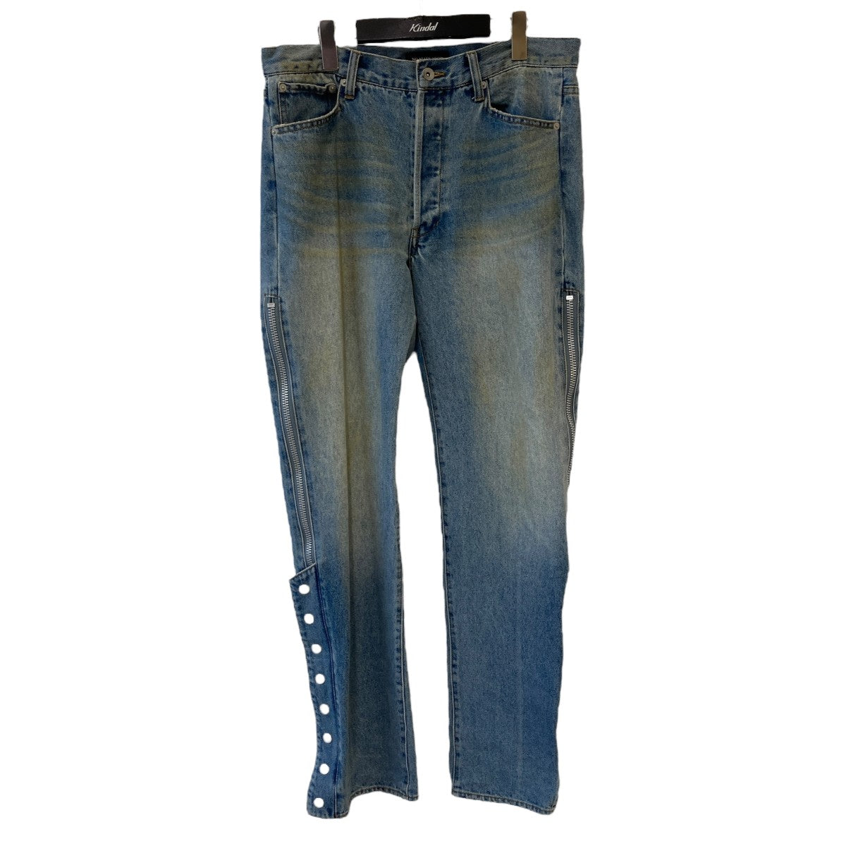送料無料◆2025新品  NO MASS PROD．(ノーマスプロッド) 008VTG DENIM JEANSデニム Lサイズ